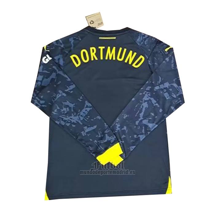 Camiseta Borussia Dortmund Segunda Manga Larga 2023-2024